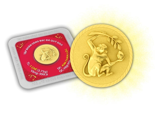 Sản phẩm Kim Thân Lộc của Tập đoàn Vàng Bạc Đá quý Doji.