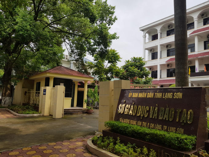 Trụ sở Sở Giáo dục và Đào tạo Lạng Sơn.