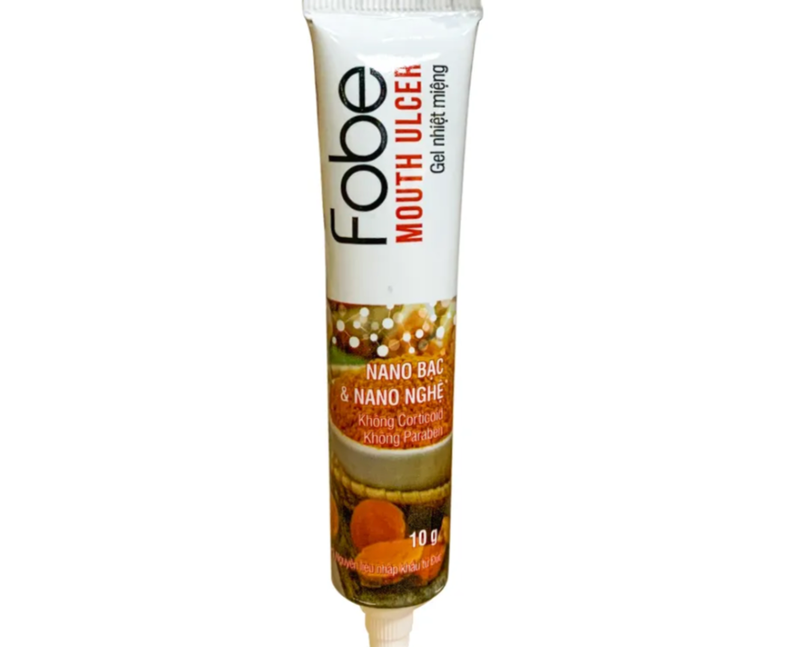 Gel nhiệt miệng Fobe Mouth Ulcer - Hộp 1 tuýp 10g