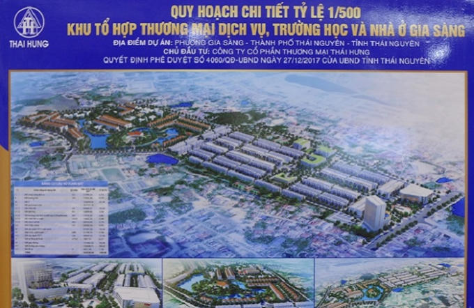 Quy hoạch dự án Thái Hưng Eco City.