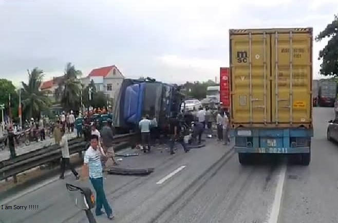 Hiện trường đang được giữ nguyên.