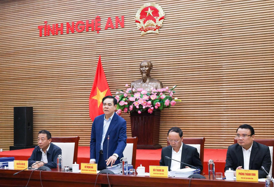 Chủ tịch UBND tỉnh Nghệ An Võ Trọng Hải.