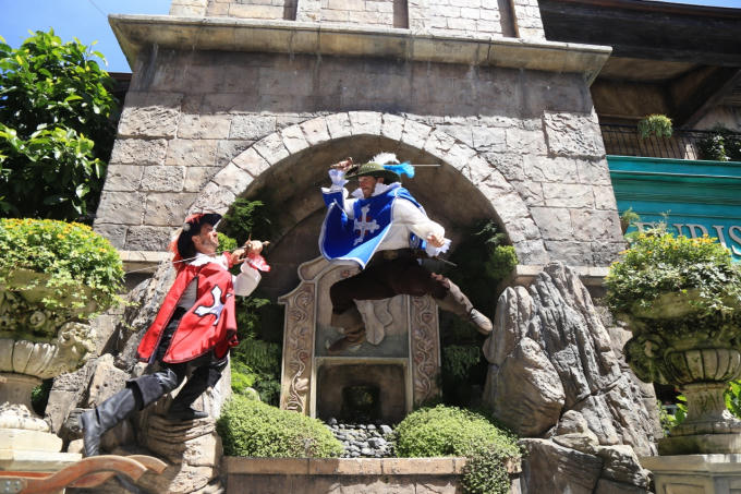 Những ch&agrave;ng l&iacute;nh ngự l&acirc;m &ldquo;th&aacute;ch đấu&rdquo; tại Sun World Ba Na Hills