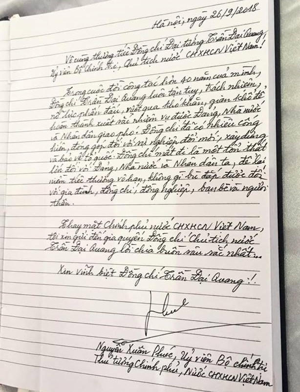 Nhiều đoàn khách trong nước và Quốc tế viếng Chủ tịch nước Trần Đại Quang