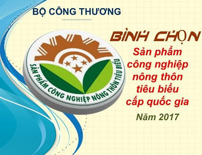 Bộ Công thương vừa công bố kết quả bình chọn của 102 sản phẩm công nghiệp nông thôn tiêu biểu năm 2017 Ảnh: TL