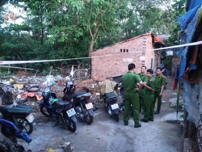 Hiện trường nơi xảy ra vụ việc.