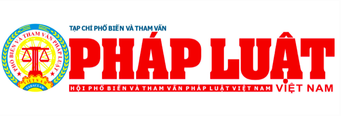 Nhận diện thương hiệu của Tạp chí phổ biến và tham vấn pháp luật Việt Nam.