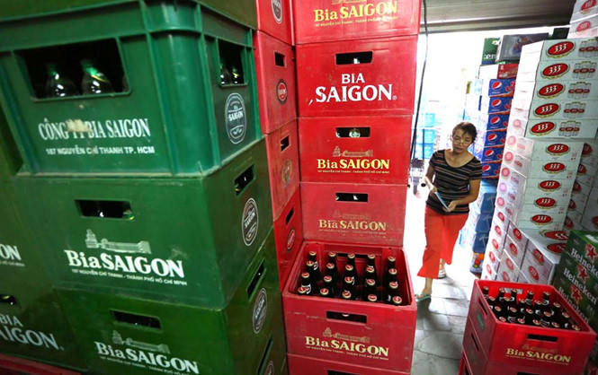 Lượng bia tiêu thụ tại VN liên tục gia tăng.