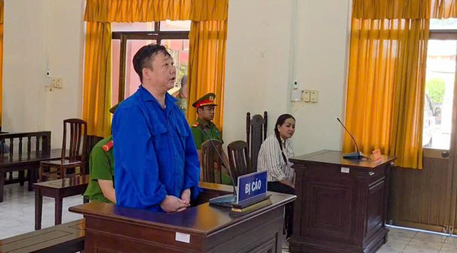 Bị cáo Nguyễn Văn Lợi tại tòa