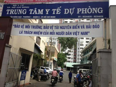 Trung tâm Y tế dự phòng TP HCM.
