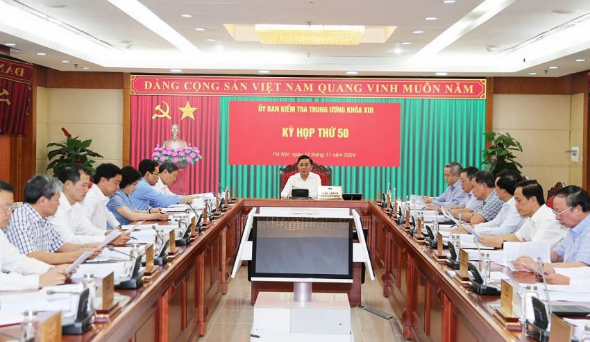 Ủy ban Kiểm tra Trung ương họp Kỳ thứ 50 dưới sự chủ trì của Chủ nhiệm Ủy ban Kiểm tra Trung ương Trần Cẩm Tú.