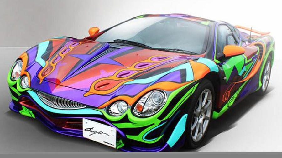 Phiên bản xe Mitsuoka Orochi Evangelion Edition gây cảm giác rối mắt (Ảnh: Motor1)