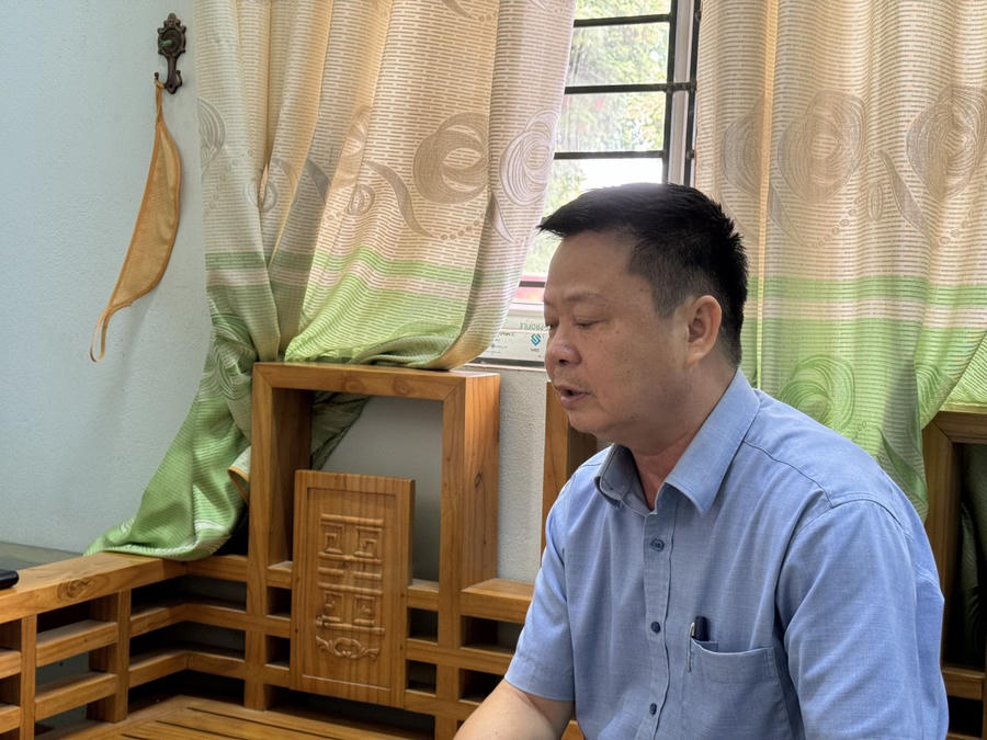 Ông Lương Văn Thuận, Phó chủ tịch UBND xã Xuân Giao, huyện Bảo Thắng, tỉnh Lào Cai