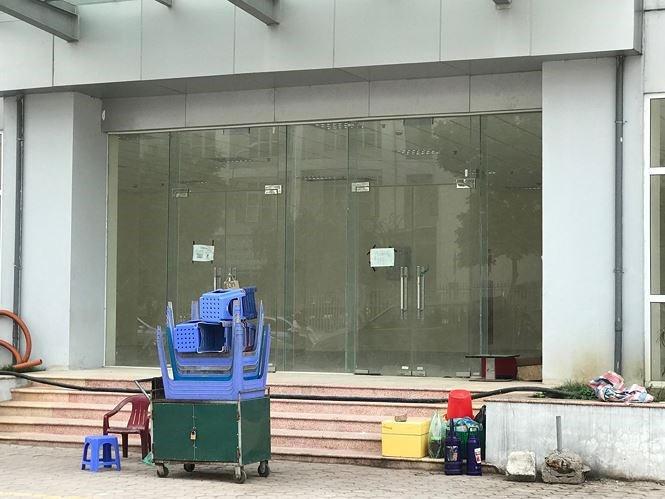 Cảnh nhếch nhác tại A14 Nam Trung Yên.