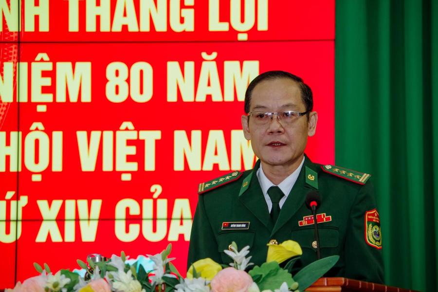 Đại tá Huỳnh Thanh Hùng - Chính ủy BĐBP TP Cần Thơ đã phát động đợt thi đua bứt phá hoàn thành thắng lợi các mục tiêu, nhiệm vụ