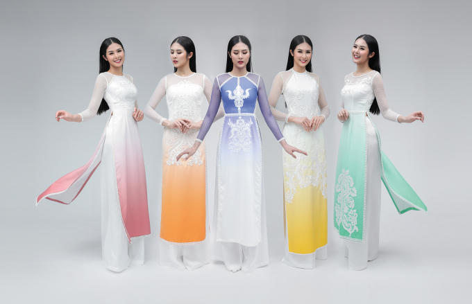 Ngọc Hân làm nàng thơ trong bst áo dài của NTK Hà Duy.