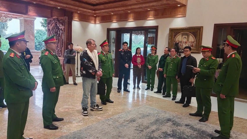 Cơ quan Công an tỉnh Phú Thọ đã thi hành lệnh bắt bị can