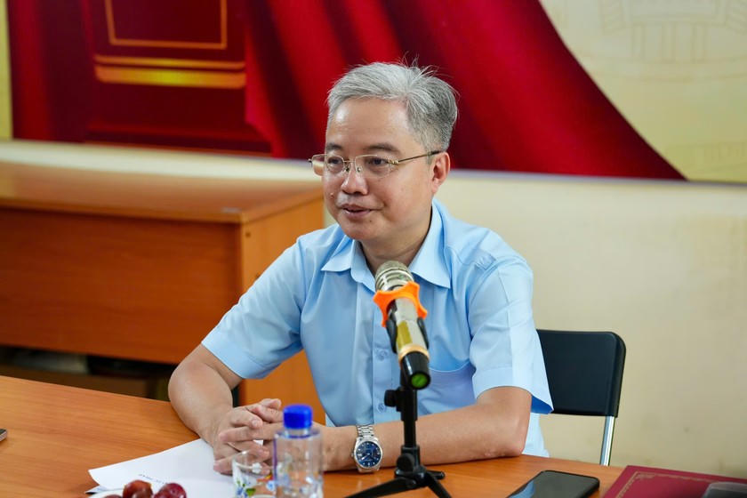 Phó Bí thư chuyên trách Đảng ủy Bộ Tư pháp Nguyễn Quang Thái.