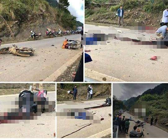 Vụ tai nạn thương tâm khiến cho 1 người tử vong, hai người nhập viện.