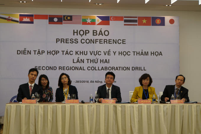 Diễn tập quốc tế nhằm nâng cao năng lực ứng phó y tế trong thảm họa khu vực ASEAN.