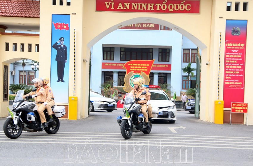 Trụ sở Công an tỉnh Hà Nam. Ảnh: Báo Hà Nam.