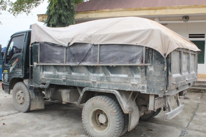 Hình ảnh xe vi phạm.