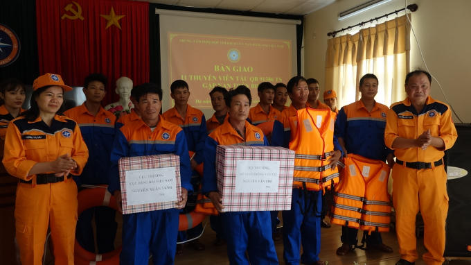 Các thuyền viên gặp nạn được hỗ trợ, cứu nạn kịp thời.