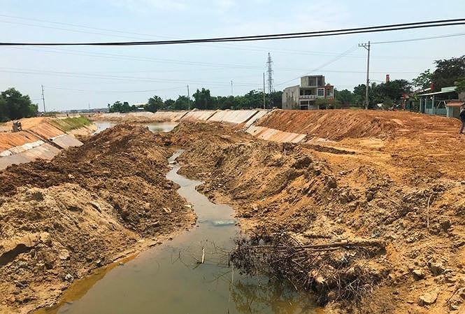 Dự án tuyến kênh thoát lũ Hòa Liên (Hòa Vang) đang được cơ quan điều tra, Công an thành phố Đà Nẵng làm rõ các sai phạm.