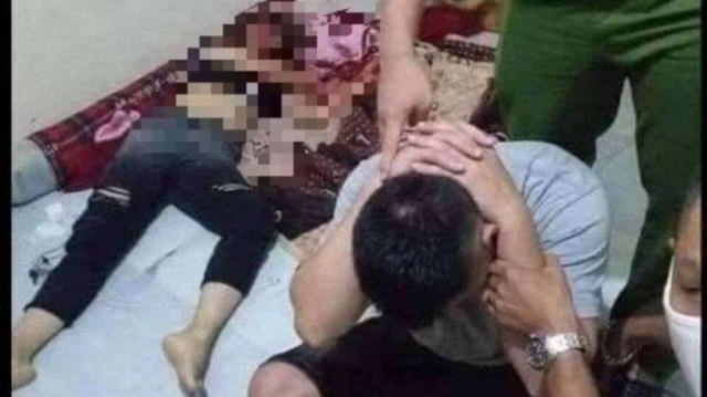 L.V.T bị bắt tại nơi gây án.