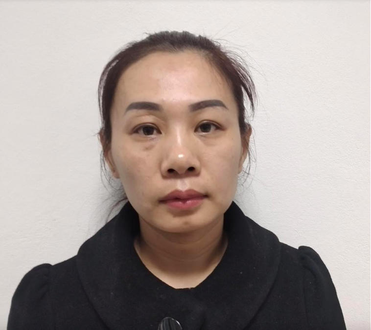 Bị can Phạm Thị Tuyết Anh tại Cơ quan Cảnh sát điều tra Công an tỉnh Tuyên Quang. (Ảnh: CACC).