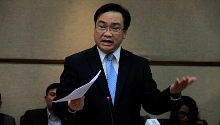 Bí thư Thành ủy Hà Nội Hoàng Trung Hải.