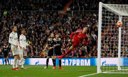 Ajax đã chơi quá hay còn Real Madrid có màn trình diễn thảm họa trên sân Bernabeu. (Ảnh: Getty)