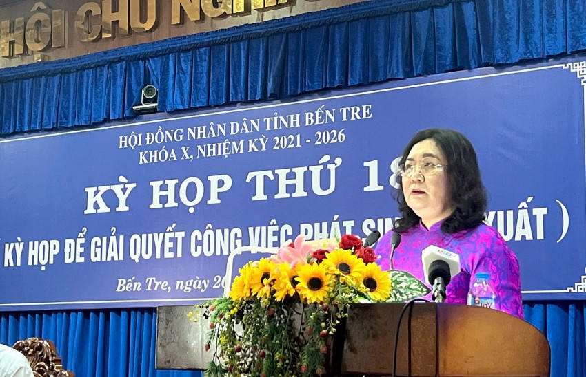 Bà Hồ Thị Hoàng Yến yêu cầu UBND tỉnh khẩn trương triển khai thực hiện các nghị quyết đã được HĐND tỉnh thông qua đến các ngành, các cấp.