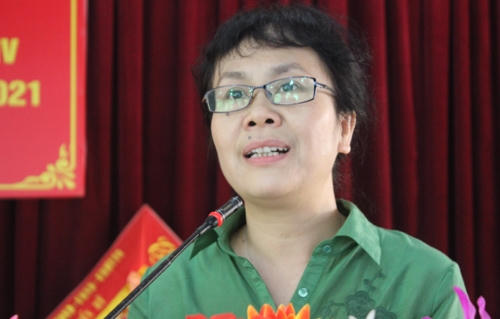 Bà Nguyễn Vân Chi, phu nhân Phó thủ tướng Vương Đình Huệ được bầu làm ủy viên thường trực Ủy ban Tài chính Ngân sách. Ảnh: Hải Bình