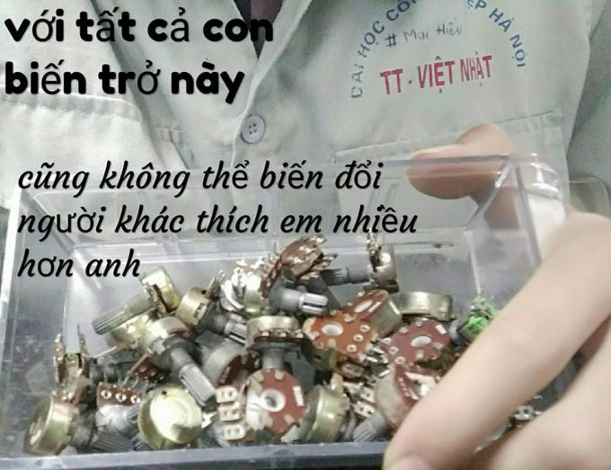 Khi sinh viên Đại học Công Nghiệp tỏ tình toàn bằng linh kiện điện tử