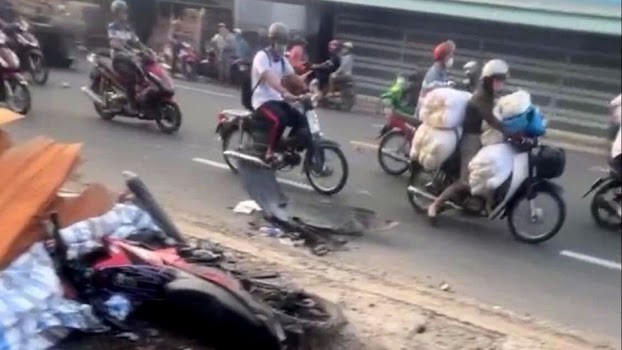 Hiện trường vụ tai nạn