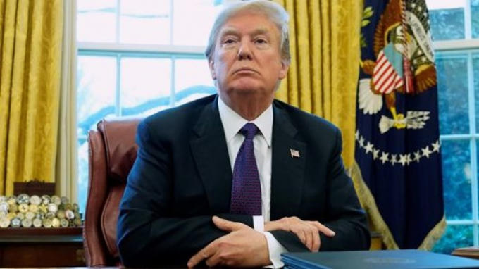 Tổng thống Mỹ Donald Trump.