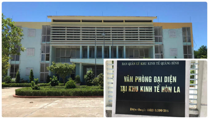 Trụ sở Ban quản lý kinh tế Quảng Bình.