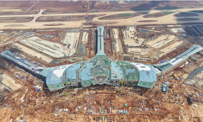 Dự án sân bay Long Thành dự kiến cơ bản hoàn thành trong năm 2025. (Ảnh: VGP)