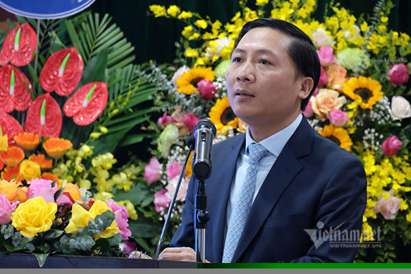 Ông Nguyễn Thanh Liêm - Giám đốc Sở TT&amp;TT Hà Nội, phát biểu tại hội nghị. Ảnh: Trọng Đạt.