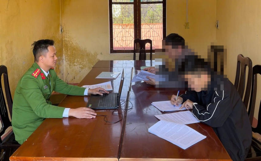 Cơ quan Công an lập biên bản xử lý các trường hợp vi phạm.