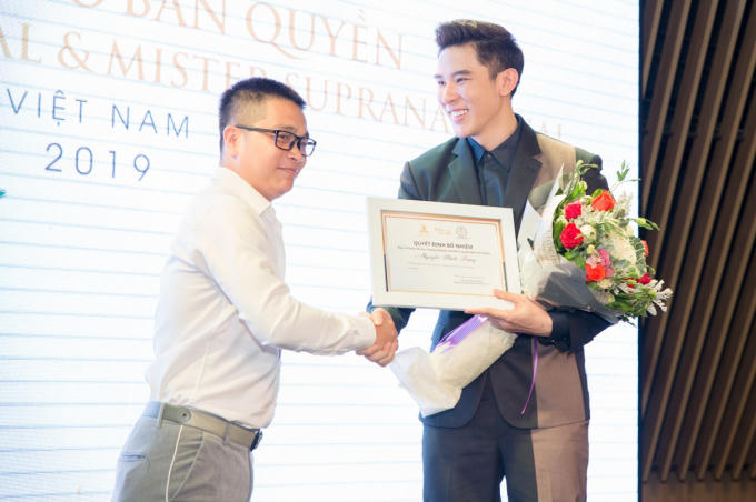 Minh Trung trở thành giám đốc của Mister International.