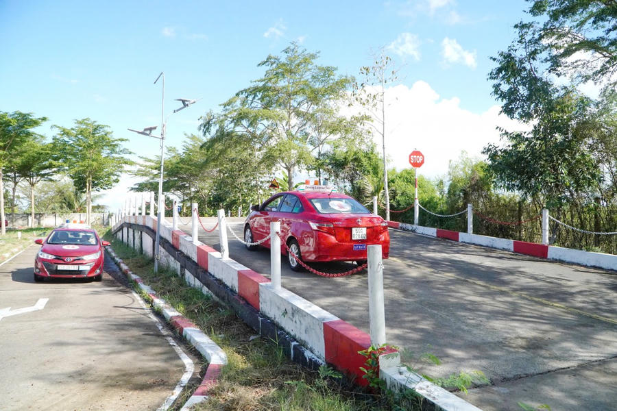 Thí sinh dự thi phần thực hành B, C1 và C.