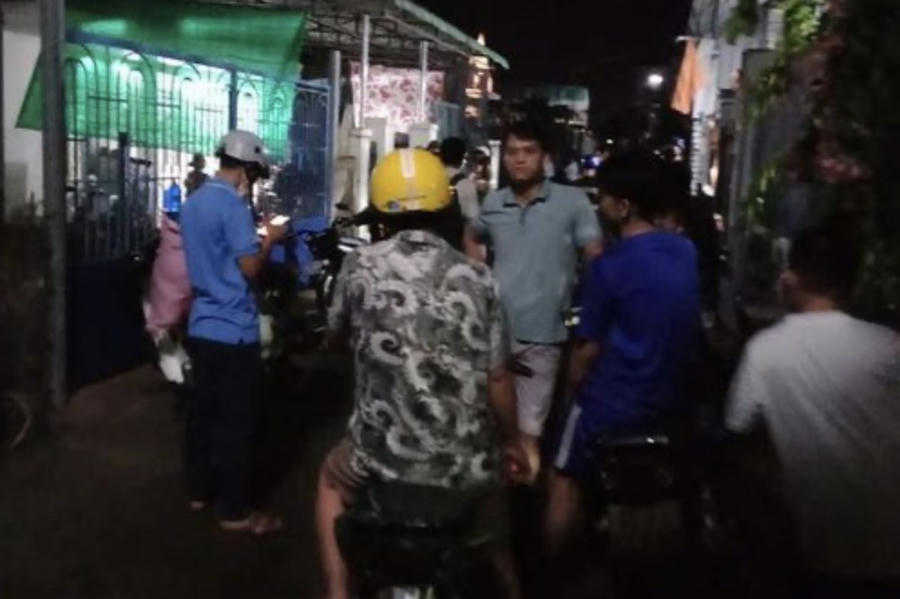 Hiện trường nơi xảy ra sự việc