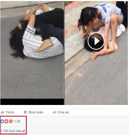 Có hàng ngàn lượt thích và chia sẻ trong thời gian ngắn.