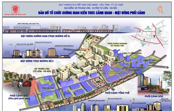 Quy hoạch chi tiết khu vực Ngòi - Cầu Trại, tỷ lệ 1/500 (ảnh: thudo.gov.vn).