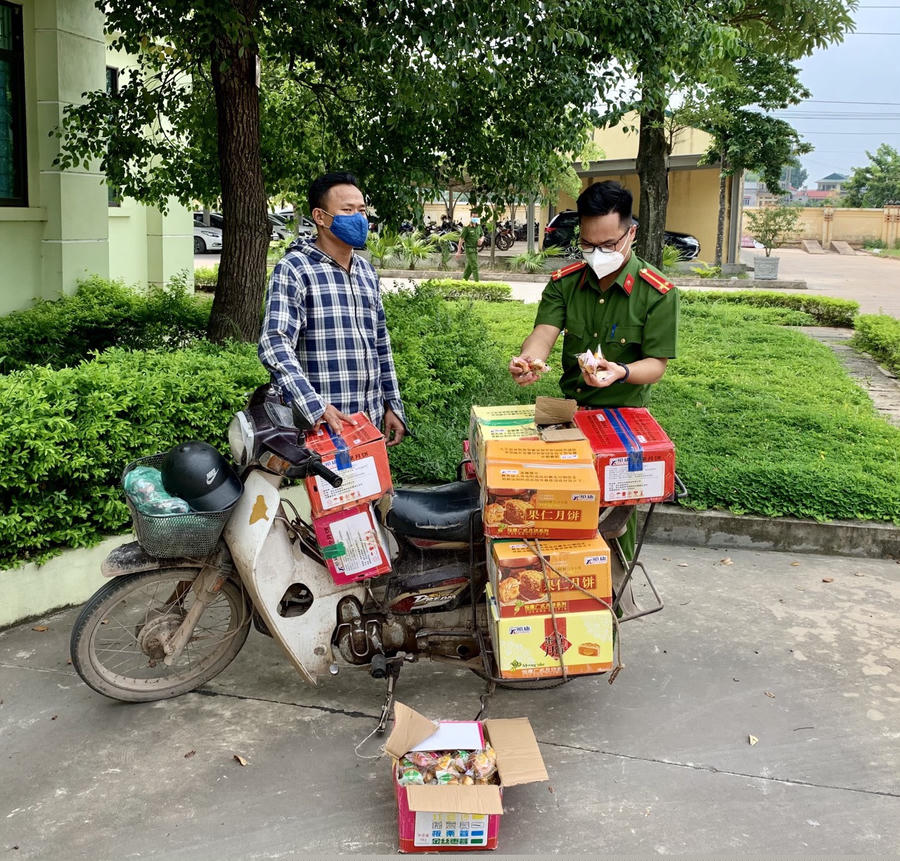 Số lượng bánh bị thu giữ