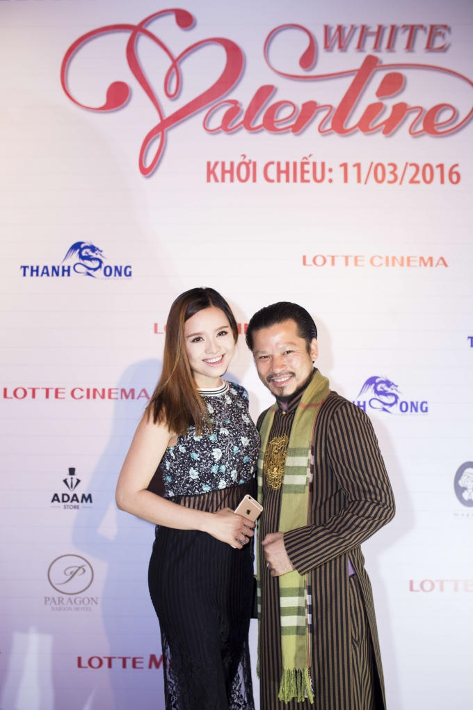 Cao Thùy Linh  và doanh nhân Hùng Cửu Long cùng xuất hiện trong sự kiện.