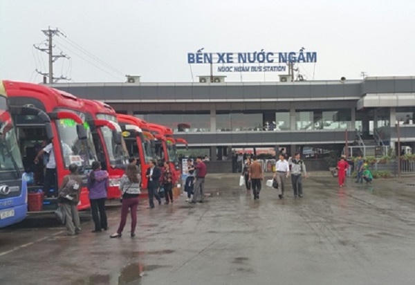 Bến xe Nước Ngầm là bến xe hiện đại nhất Thủ đô.
