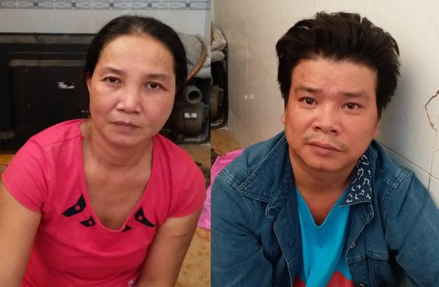 Bà Hồng (bên trái) và Tú